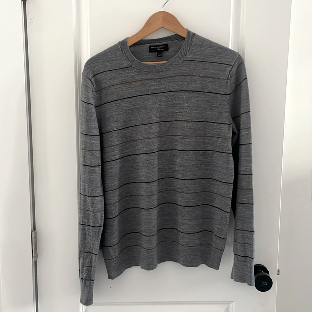 Banana Republic lightweight striped sweater men’s